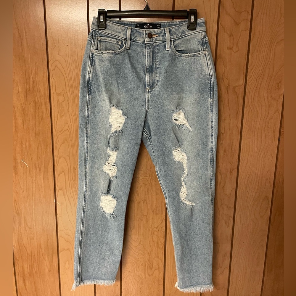 Distressed Light Blue Women's Jeans
